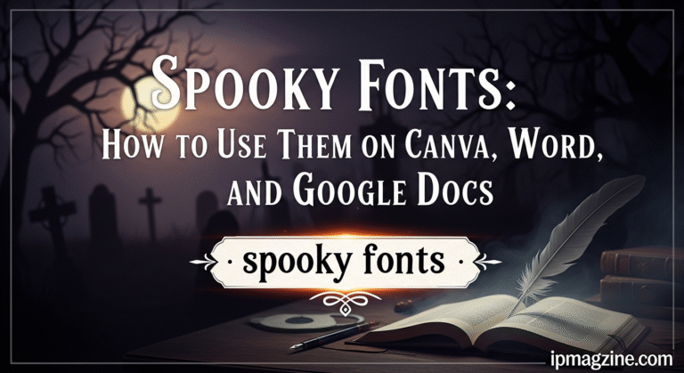 spooky fonts