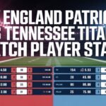 new england patriots vs tennessee titans match player stats