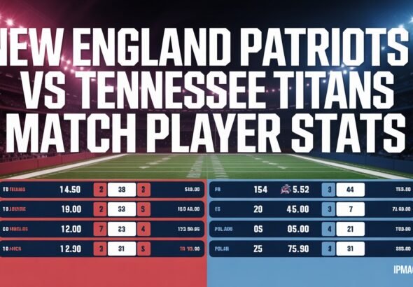 new england patriots vs tennessee titans match player stats