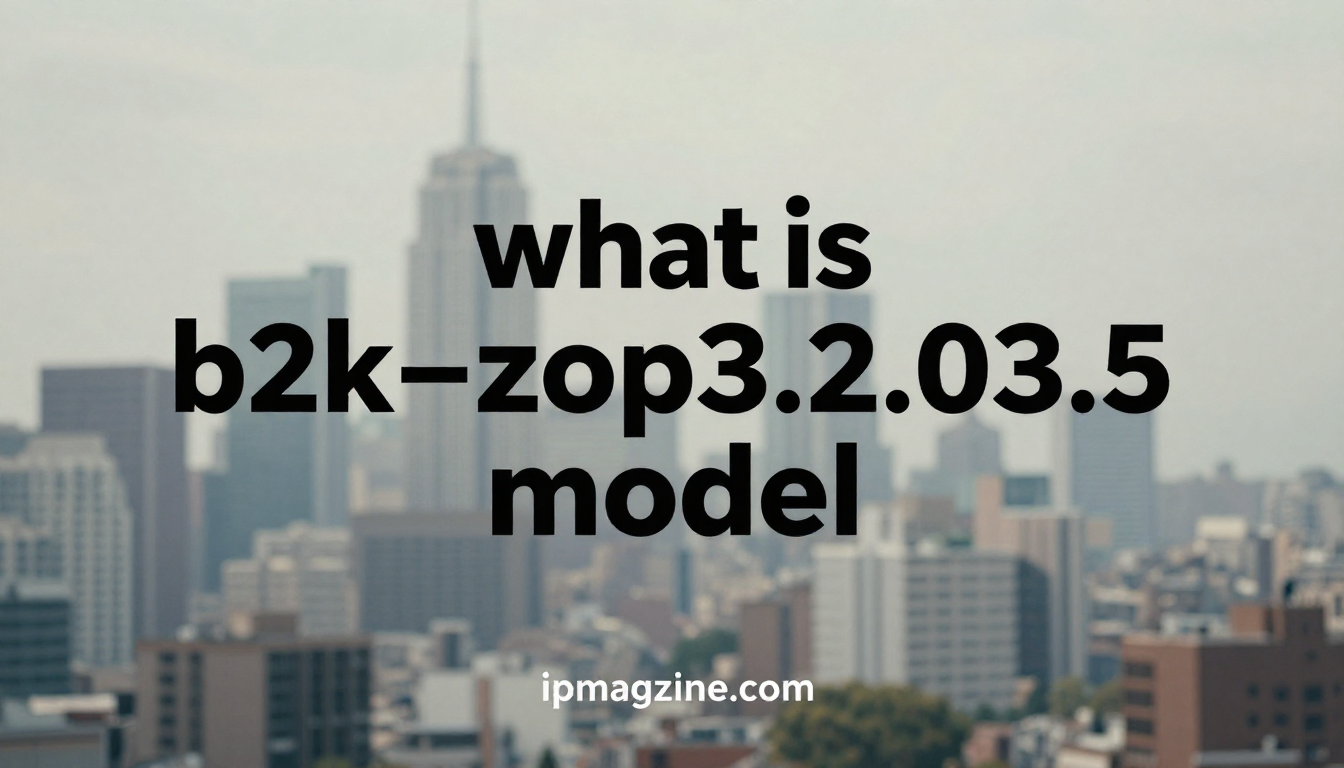 what is b2k-zop3.2.03.5 model